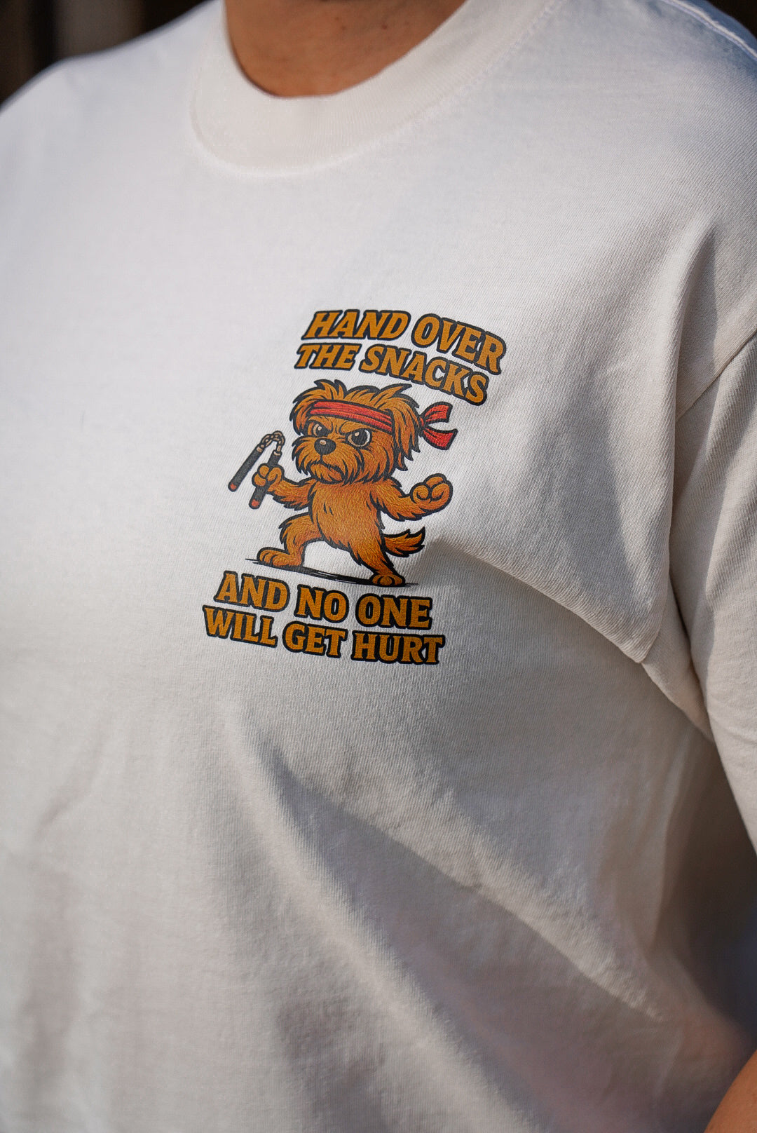 Hand Over The Snacks Mr. Chow T-Shirt – I-Hop and Friends